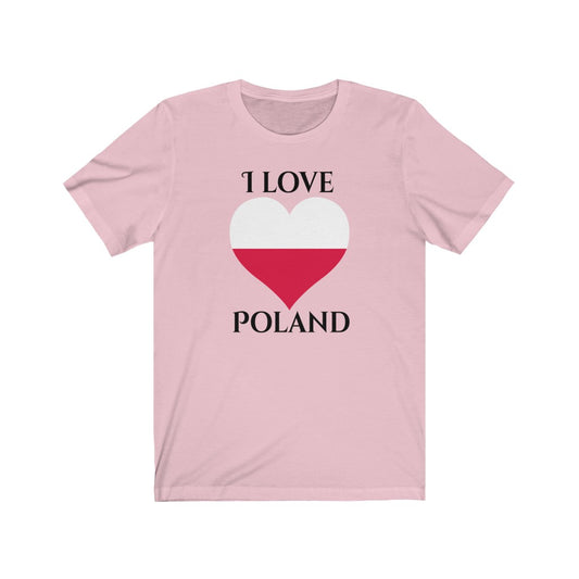 Poland Heart Flag Premium Tee 1 - Unisex
