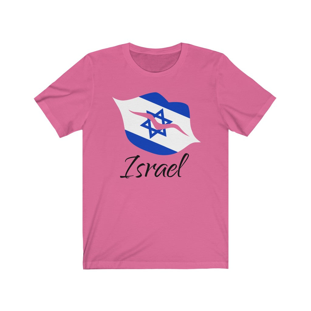 Israel Lips Flag Premium Tee 1 - Unisex