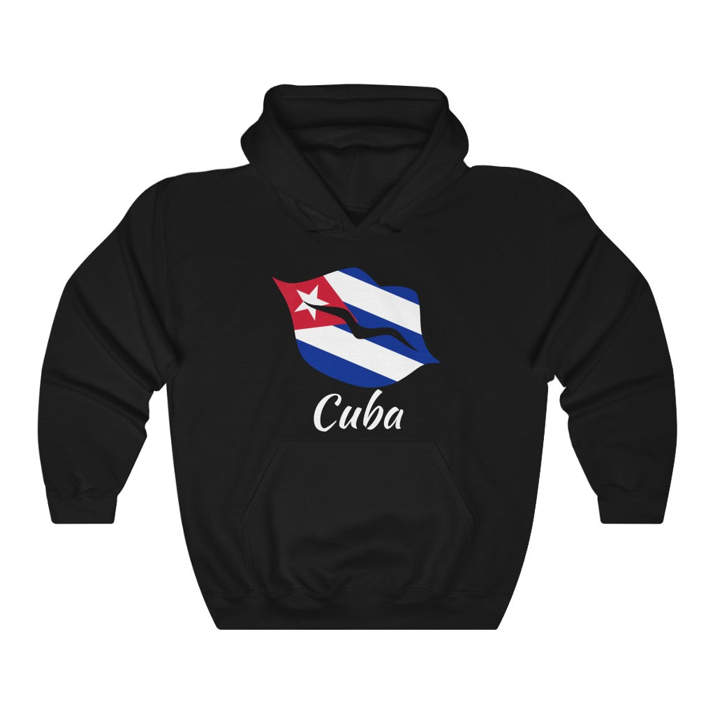 Cuba Lips Flag Hoodie Sweatshirt 2 - Unisex
