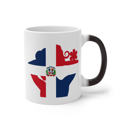 Dominican Republic Lady Color Changing Mug