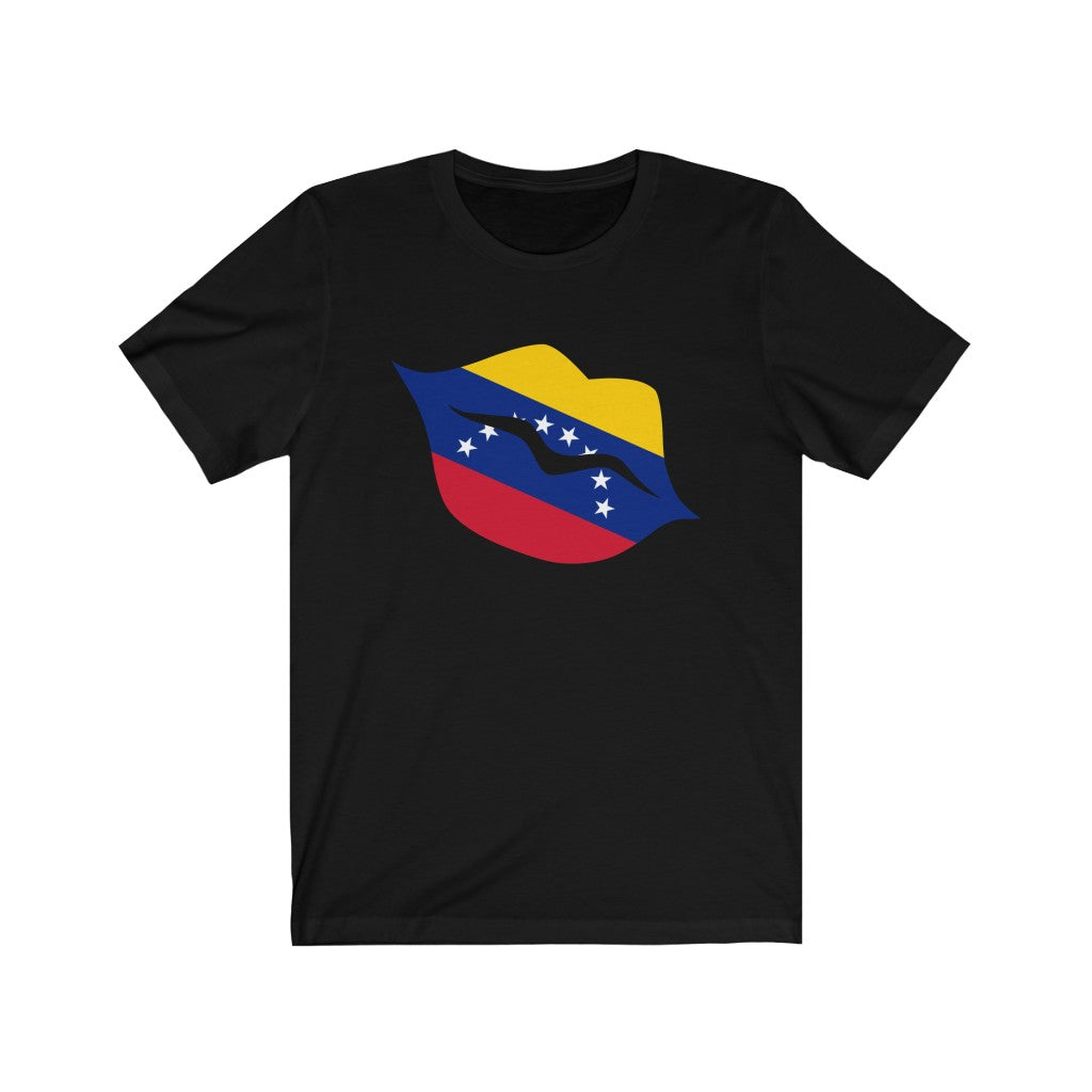 Venezuela Lips Flag Premium Tee - Unisex