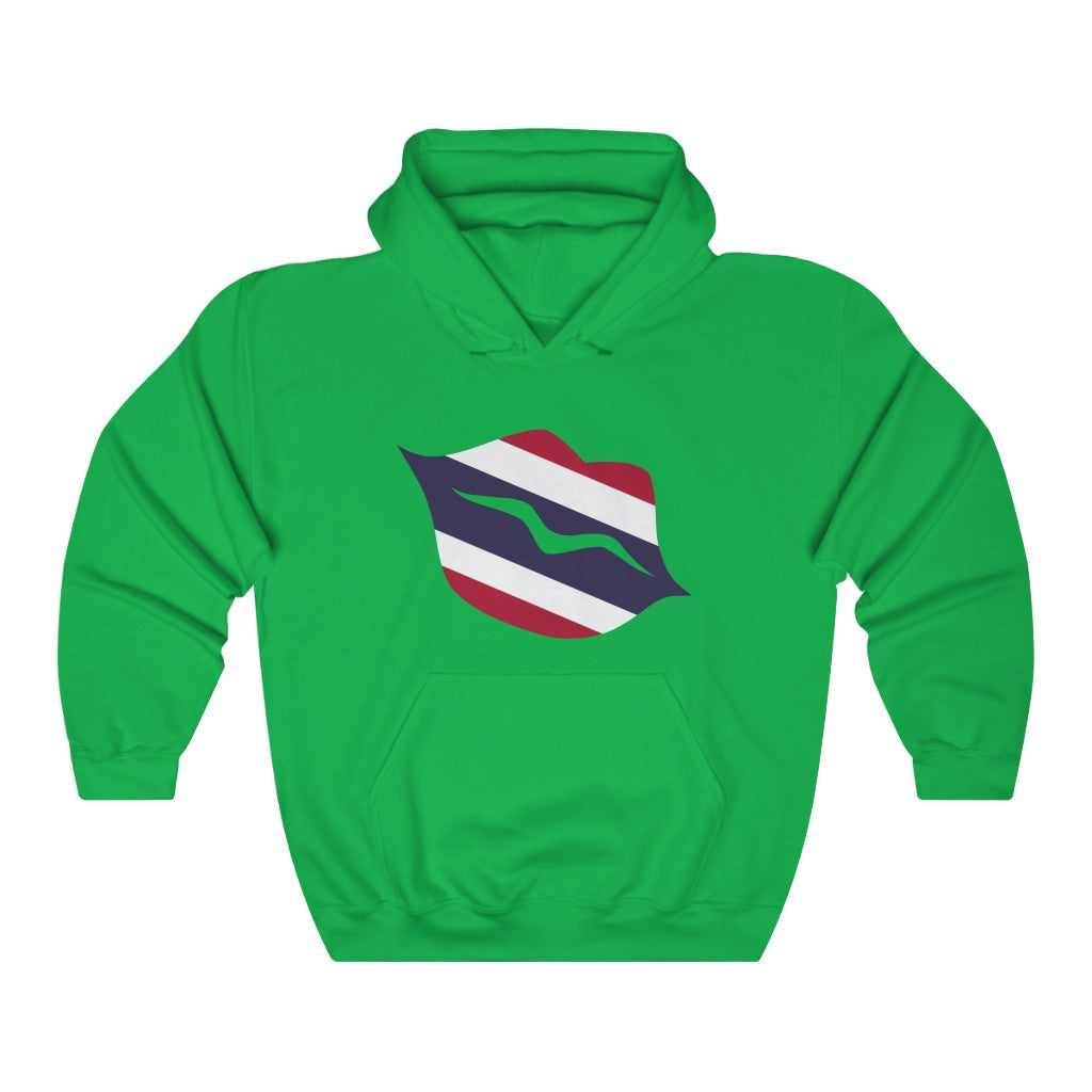 Thailand Lips Flag Hoodie Sweatshirt - Unisex