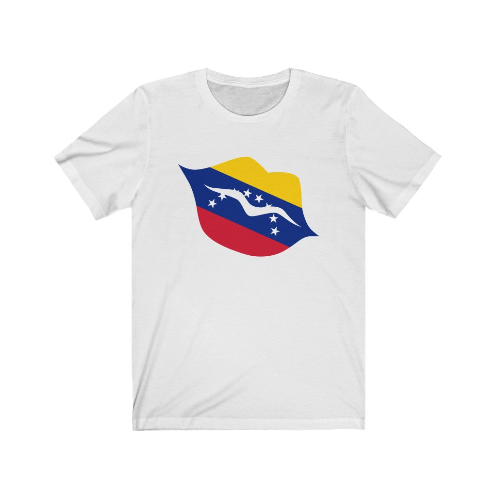 Venezuela Lips Flag Premium Tee - Unisex
