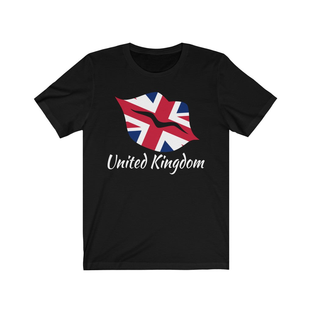 United Kingdom Lips Flag Premium Tee 2 - Unisex