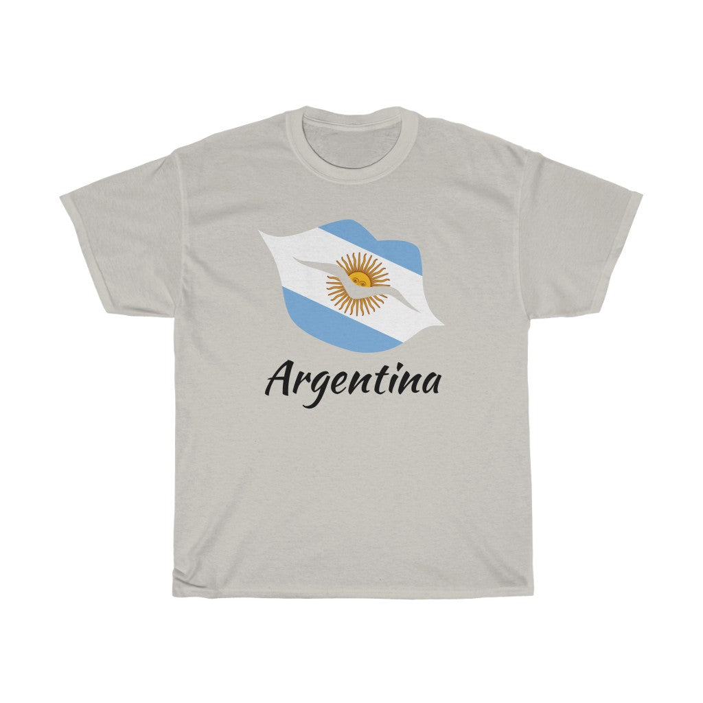 Argentina Lips Flag Standard Tee 1 - Unisex