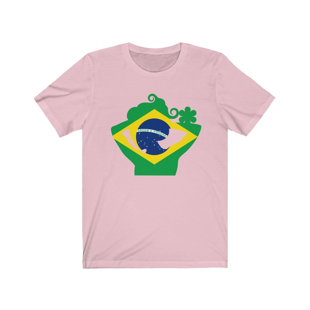 Brazil Lady Flag Premium Tee - Unisex