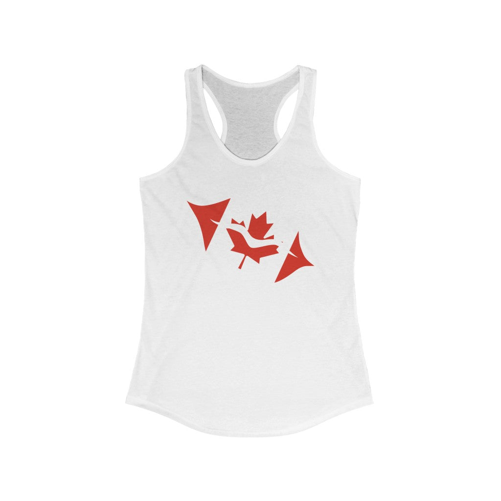 Canada Lips Flag Tank - Women