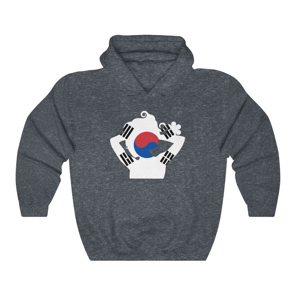 South Korea Lady Flag Hoodie Sweatshirt - Unisex