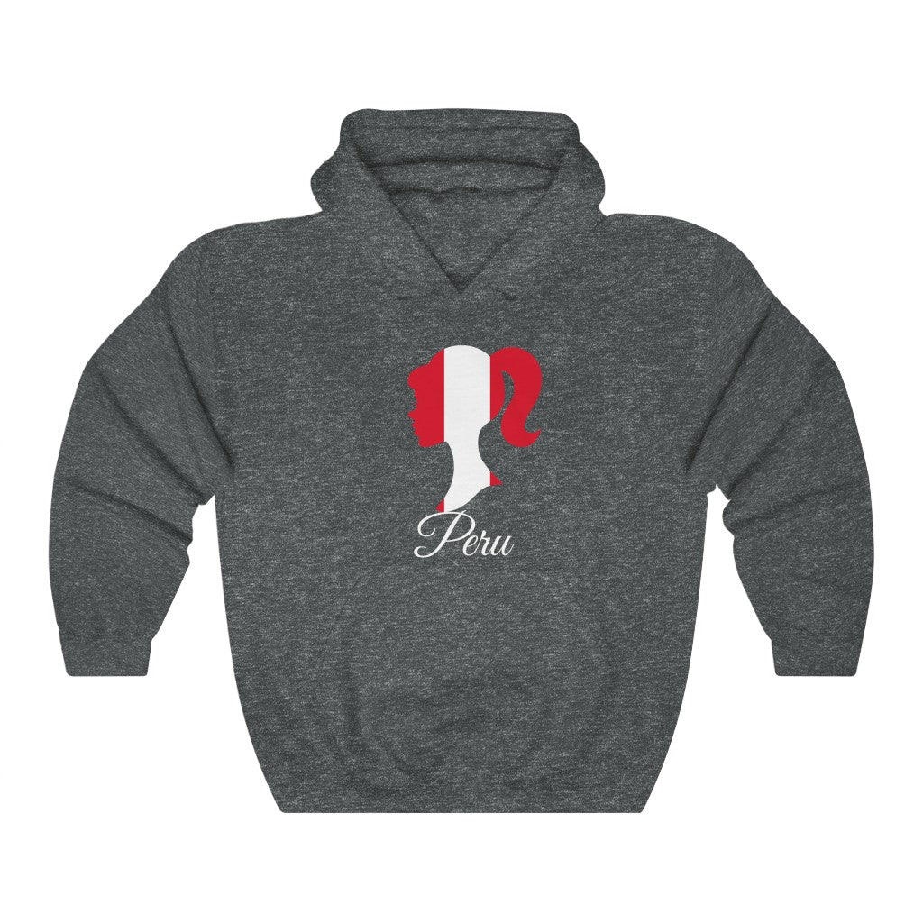 Peru Girl Flag Hoodie Sweatshirt 2 - Unisex