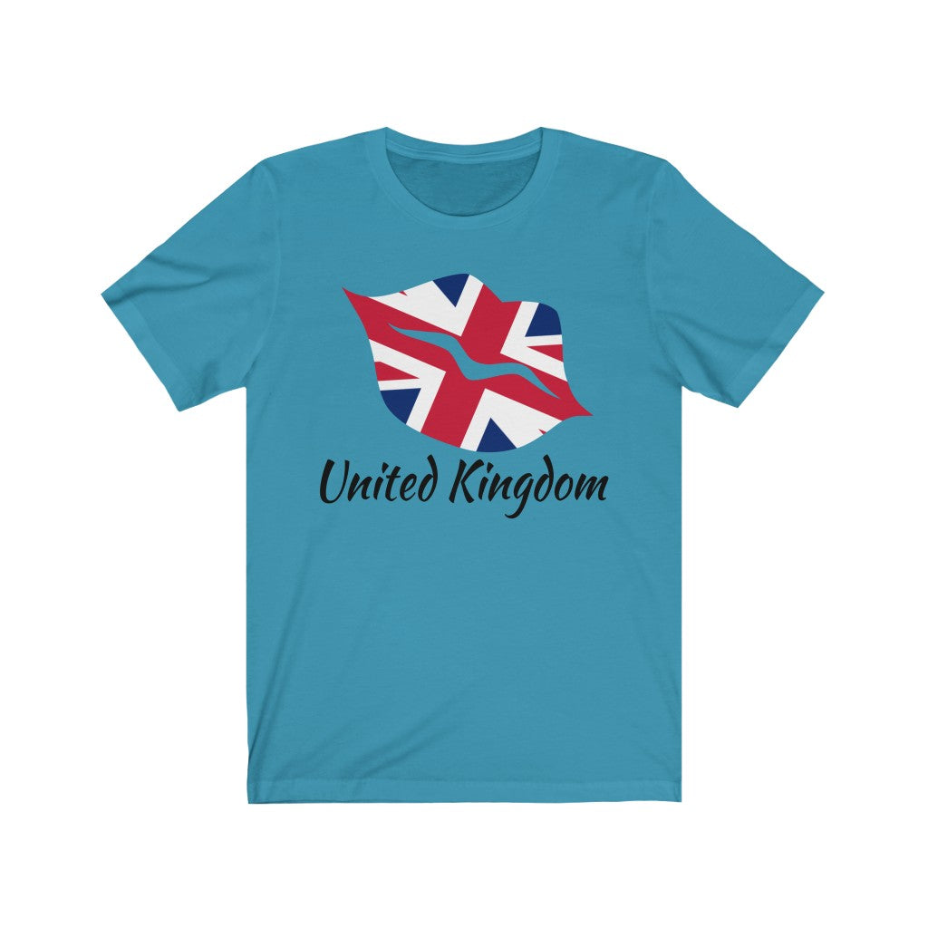 United Kingdom Lips Flag Premium Tee 1 - Unisex