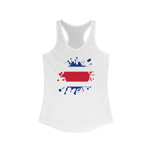 Costa Rica Splat Flag Tank - Women