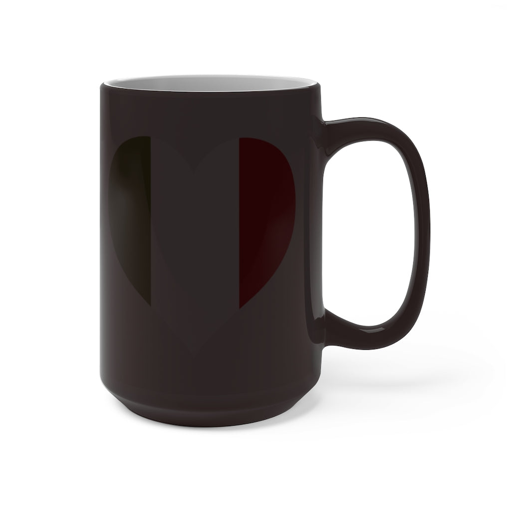 Italy Heart Color Changing Mug