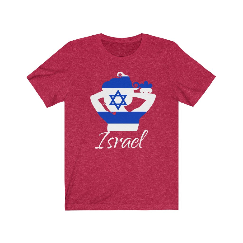 Israel Lady Flag Premium Tee 2 - Unisex