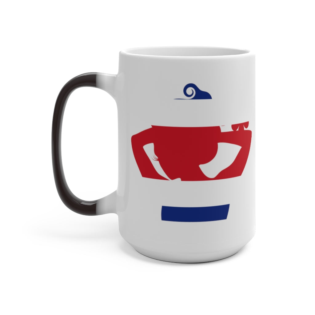 Costa Rica Lady Color Changing Mug