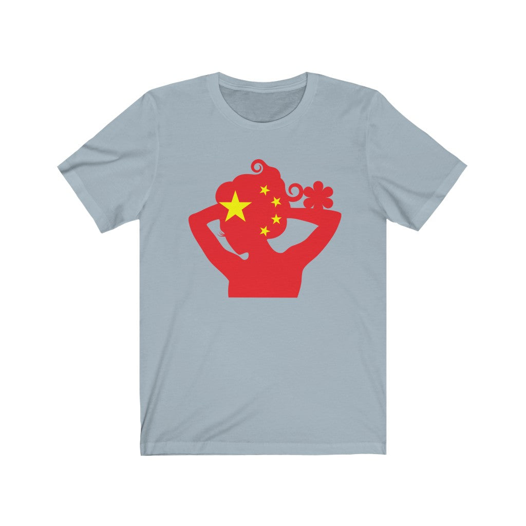 China Lady Flag Premium Tee - Unisex