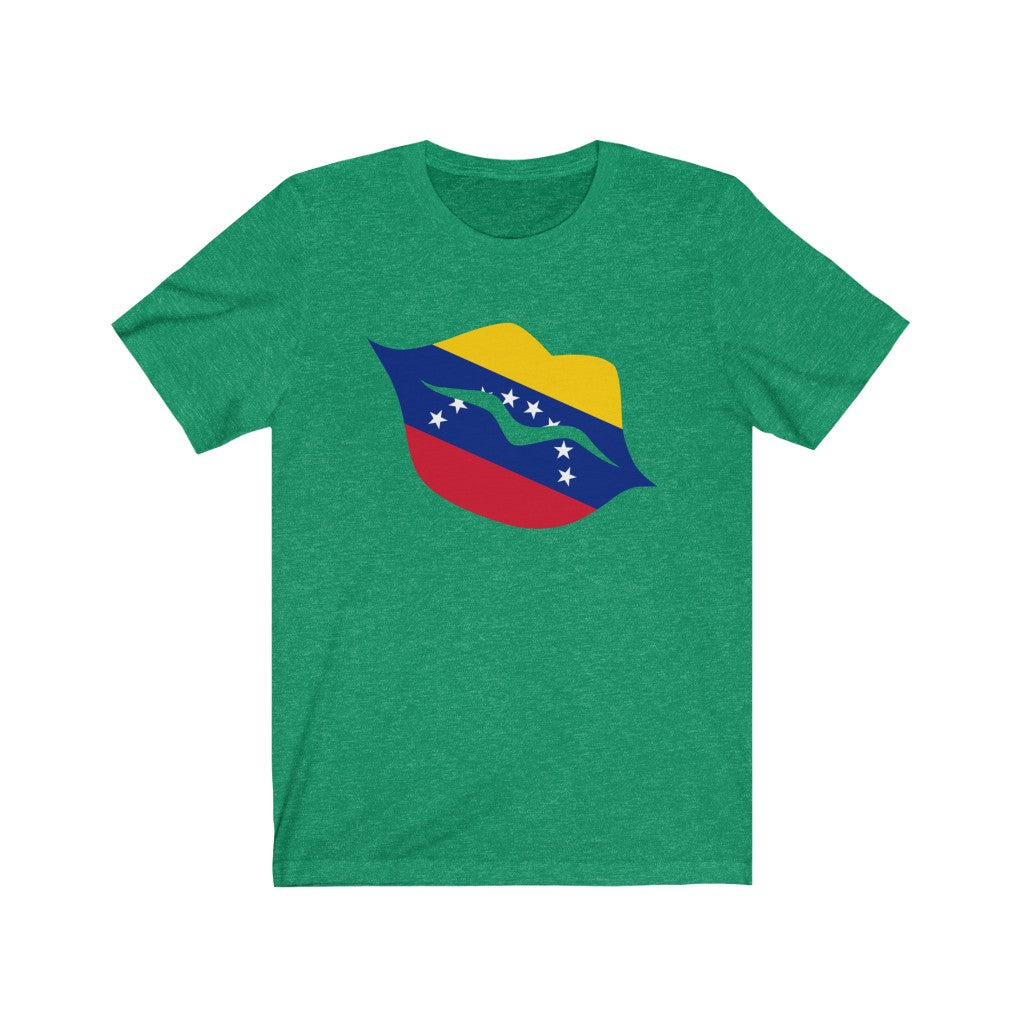 Venezuela Lips Flag Premium Tee - Unisex
