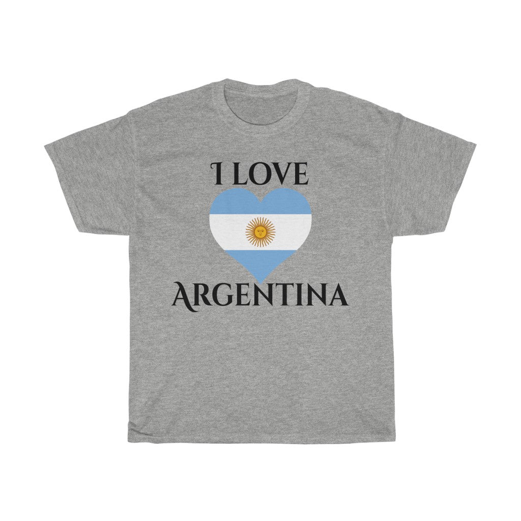 Argentina Heart Flag Standard Tee 1 - Unisex