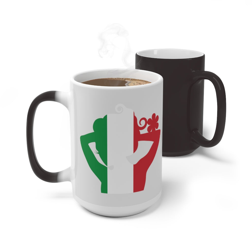 Italy Lady Color Changing Mug