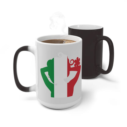 Italy Lady Color Changing Mug