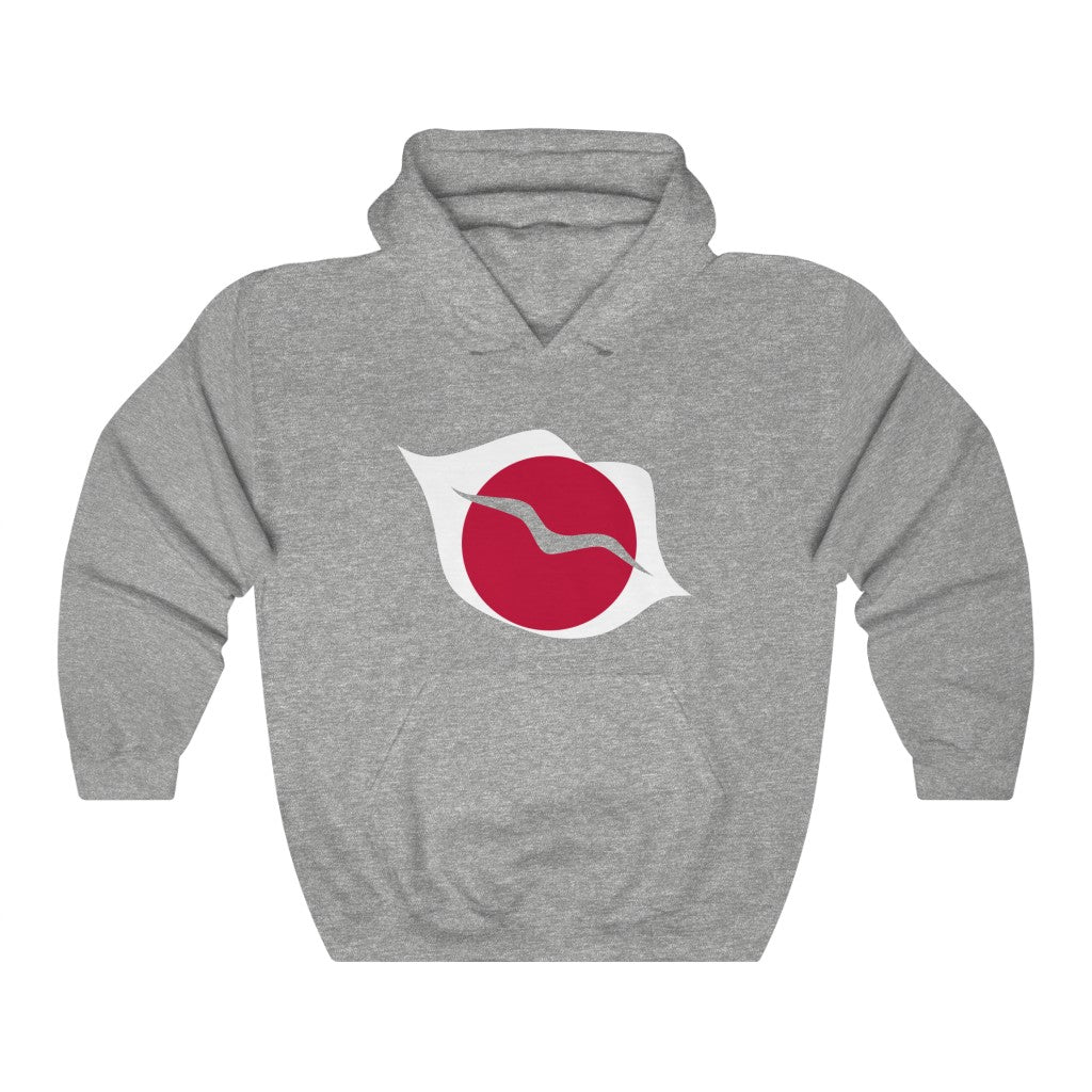 Japan Lips Flag Hoodie Sweatshirt - Unisex