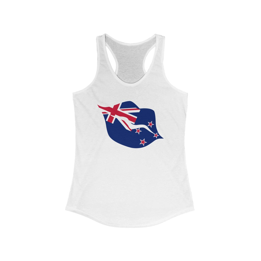 New Zealand Lips Flag Tank - Women