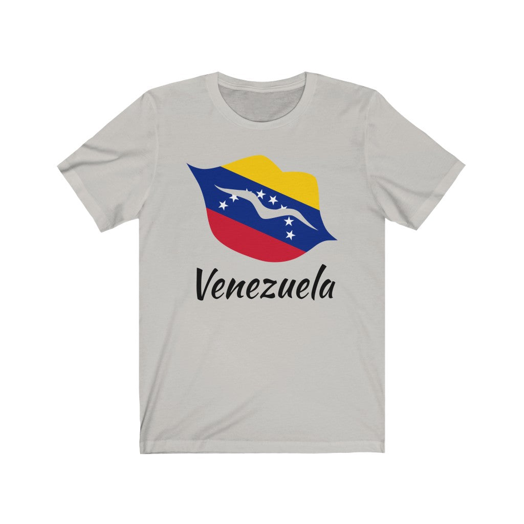 Venezuela Lips Flag Premium Tee 1 - Unisex