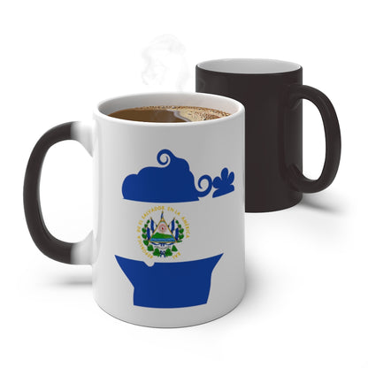 El Salvador Lady Color Changing Mug