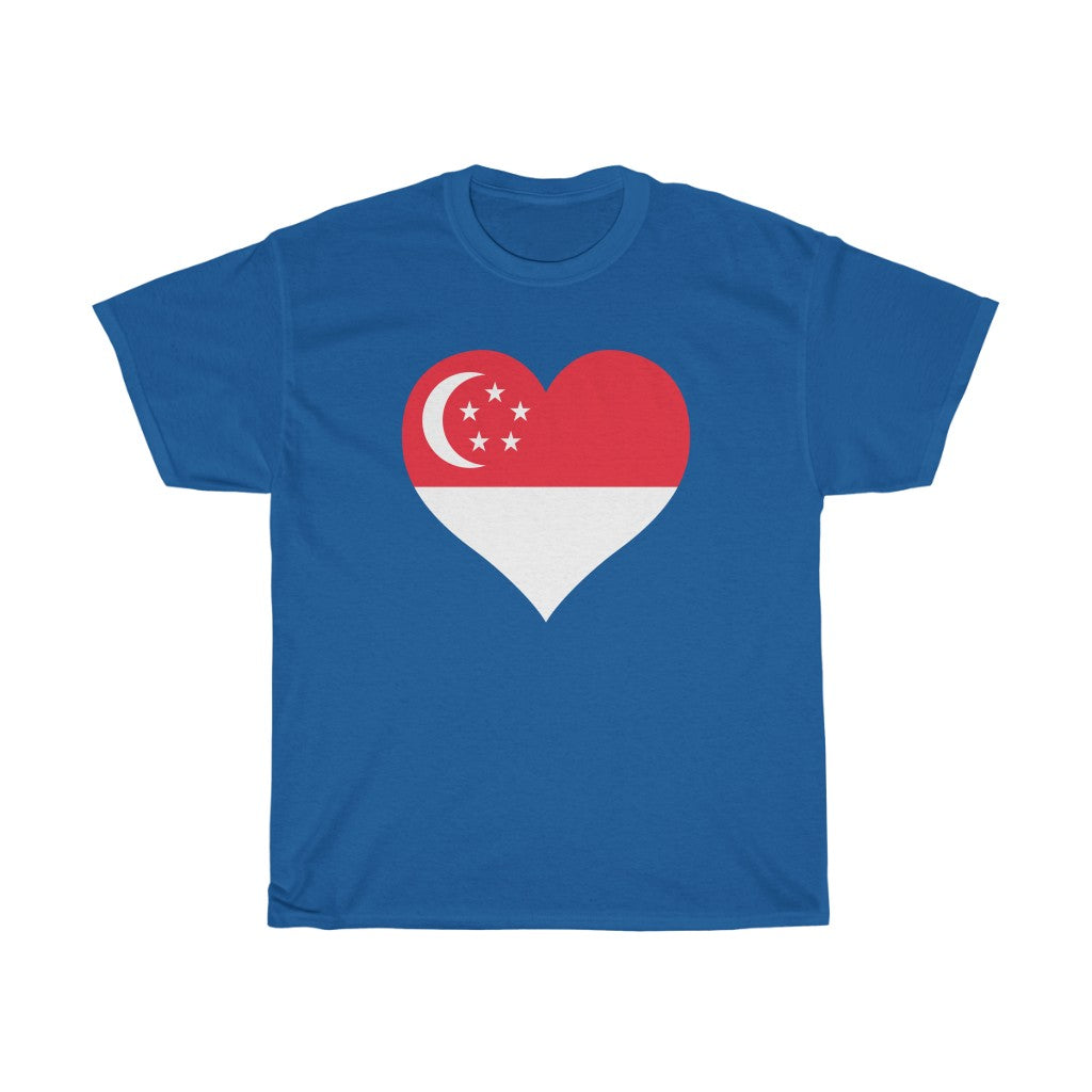 Singapore Heart Flag Standard Tee - Unisex