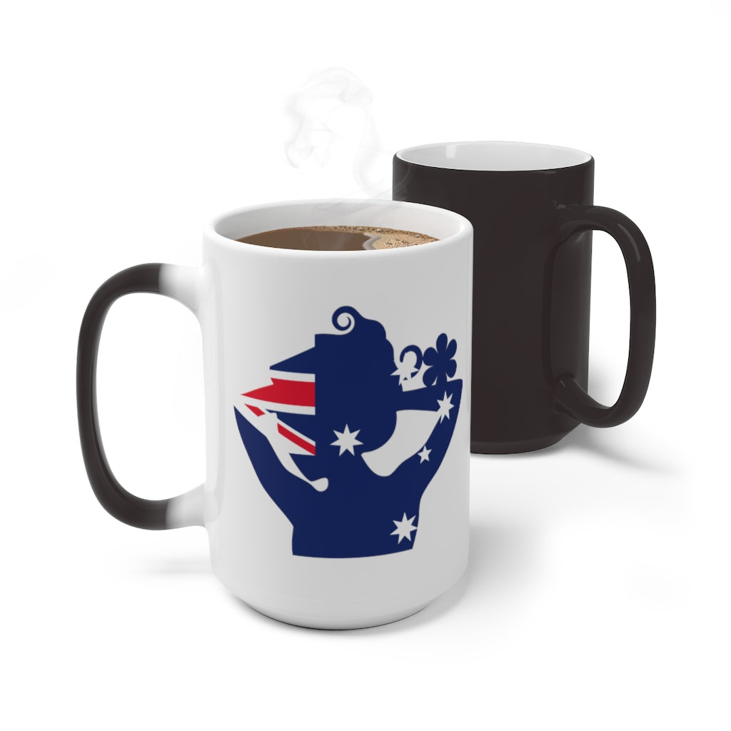 Australia Lady Color Changing Mug