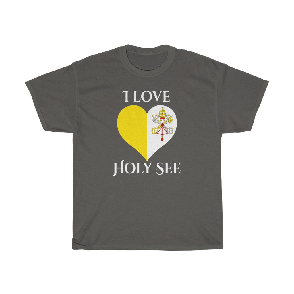 Holy See Heart Flag Standard Tee 2 - Unisex