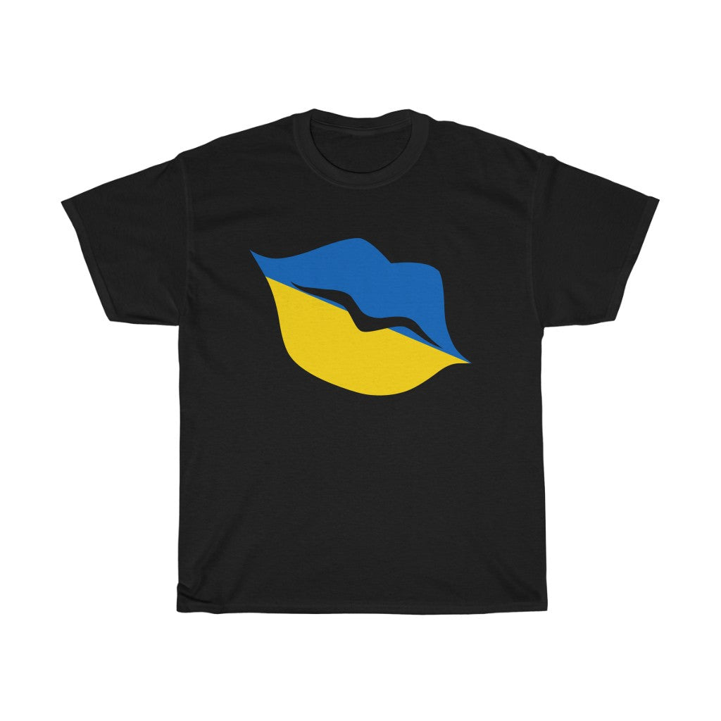Ukraine Lips Flag Standard Tee - Unisex