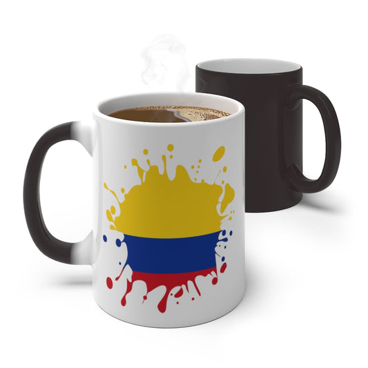 Colombia Splat Color Changing Mug