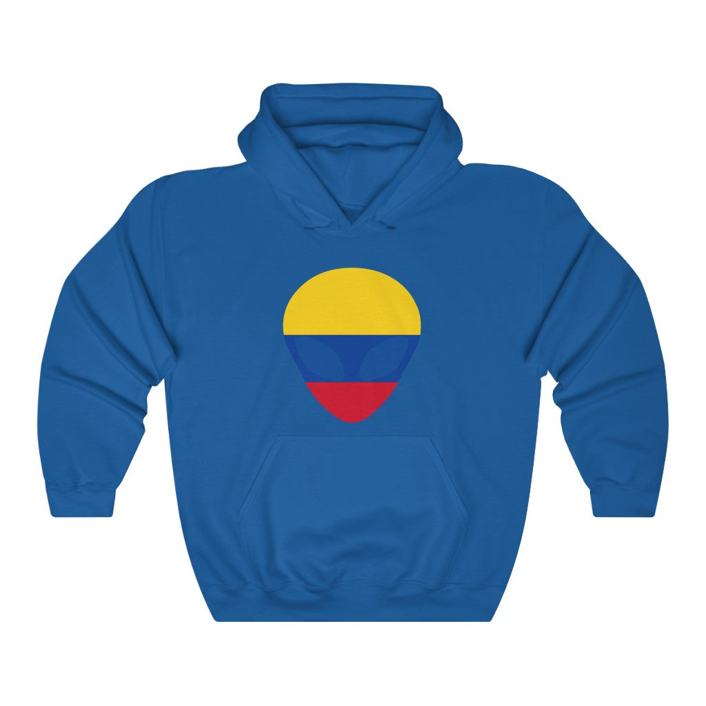 Colombia Alien Flag Hoodie Sweatshirt - Unisex