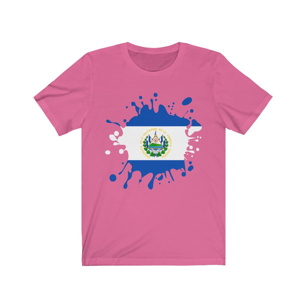 El Salvador Splat Flag Premium Tee - Unisex