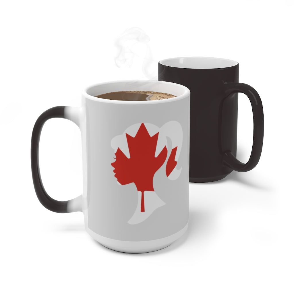 Canada Girl Color Changing Mug