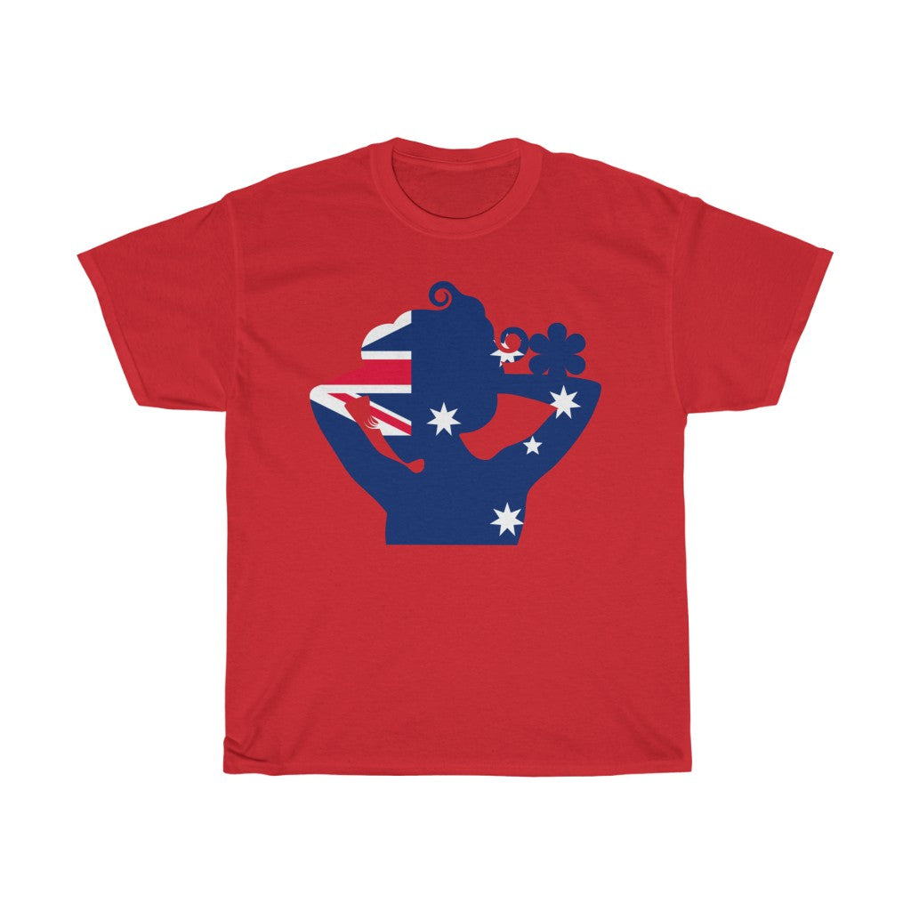 Australia Lady Flag Standard Tee - Unisex