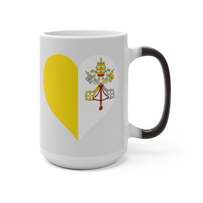 Holy See Heart Color Changing Mug