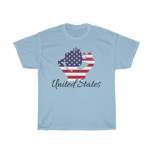 United States of America Lady Flag Standard Tee 1 - Unisex
