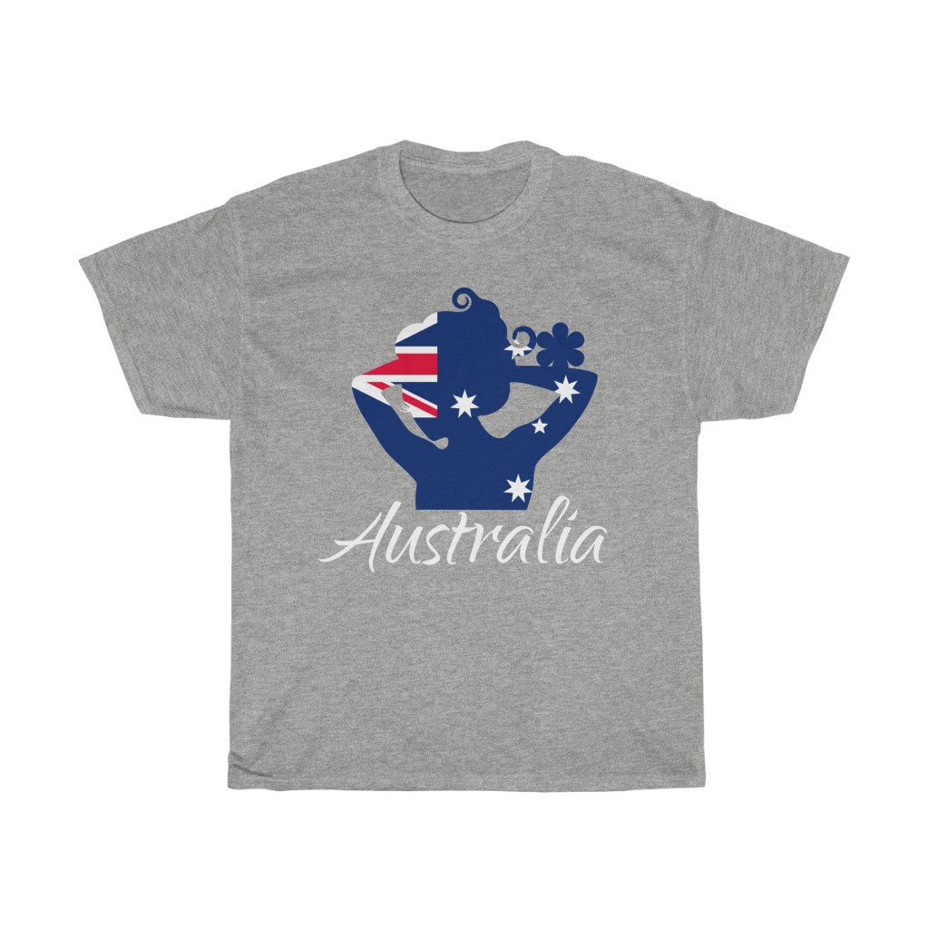 Australia Lady Flag Standard Tee 2 - Unisex