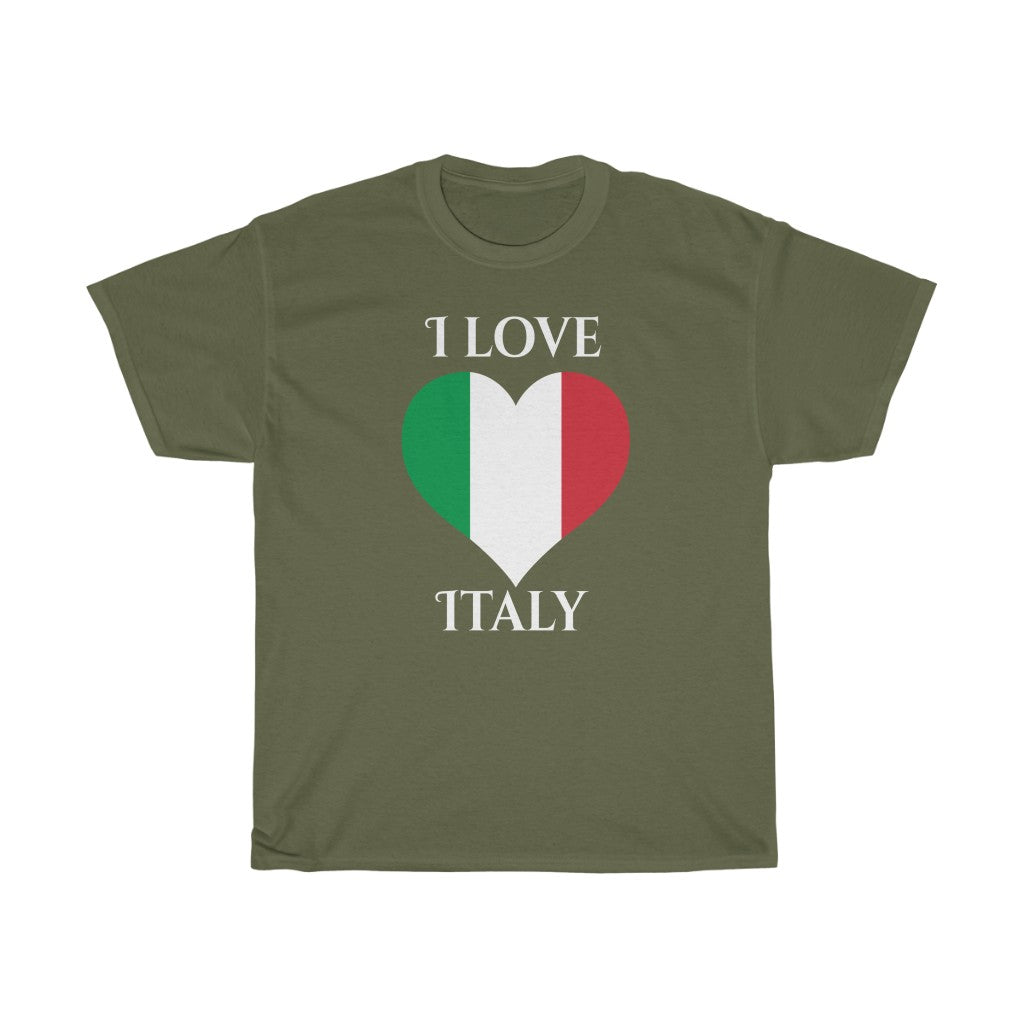 Italy Heart Flag Standard Tee 2 - Unisex
