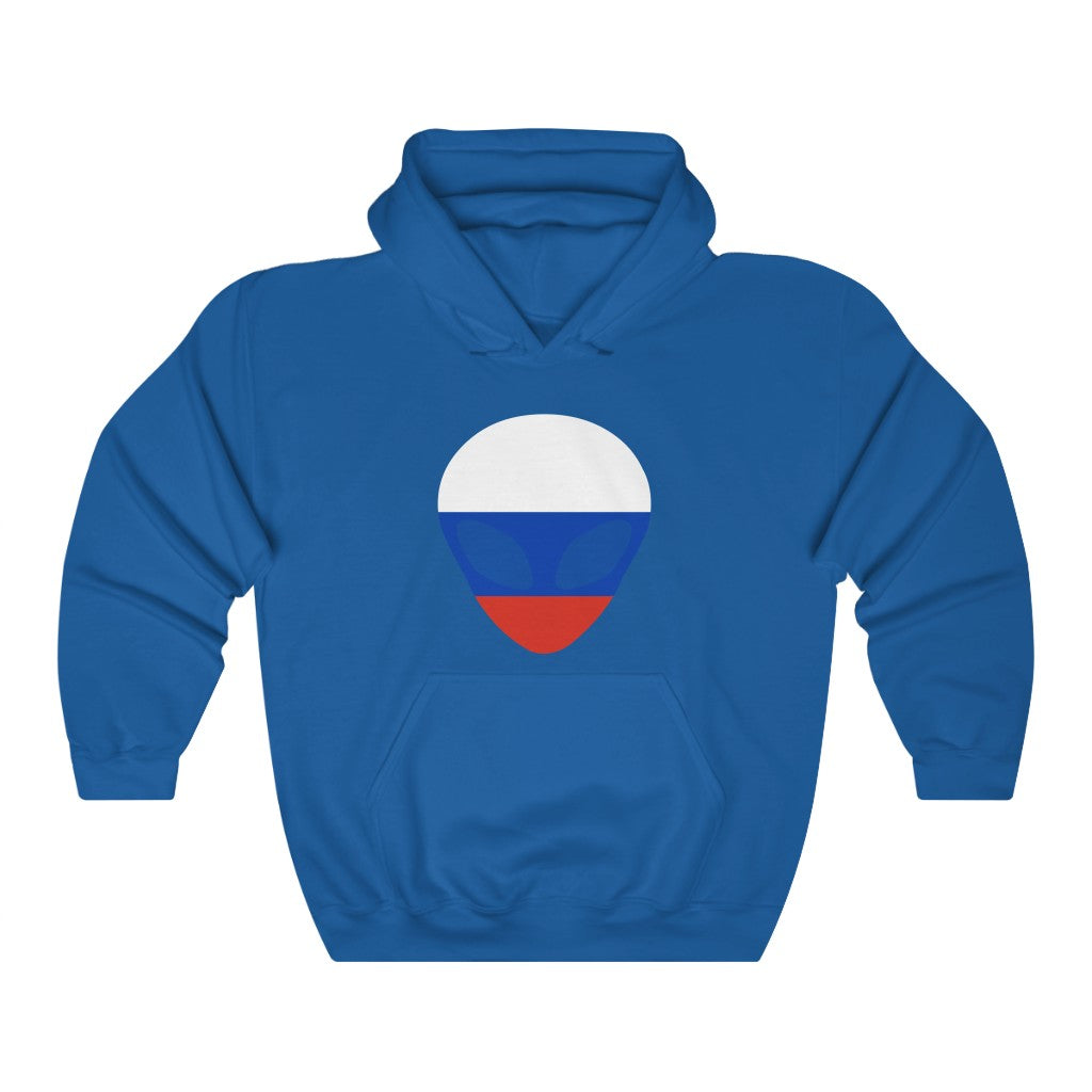 Russia Alien Flag Hoodie Sweatshirt - Unisex