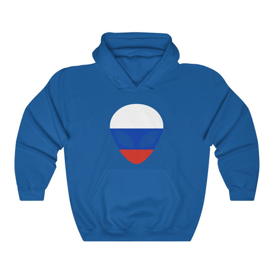 Russia Alien Flag Hoodie Sweatshirt - Unisex