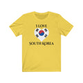 South Korea Heart Flag Premium Tee 1 - Unisex