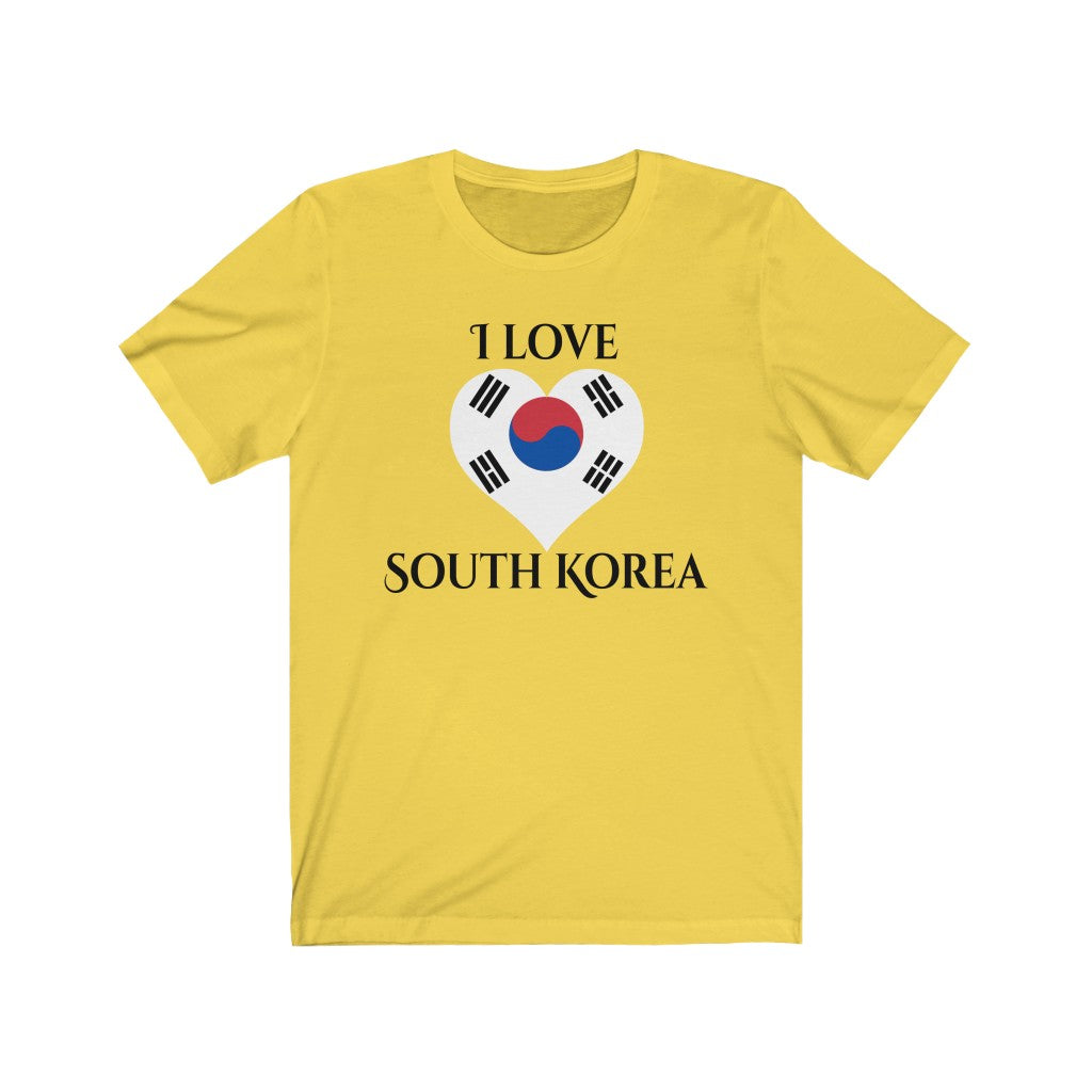 South Korea Heart Flag Premium Tee 1 - Unisex