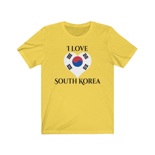 South Korea Heart Flag Premium Tee 1 - Unisex