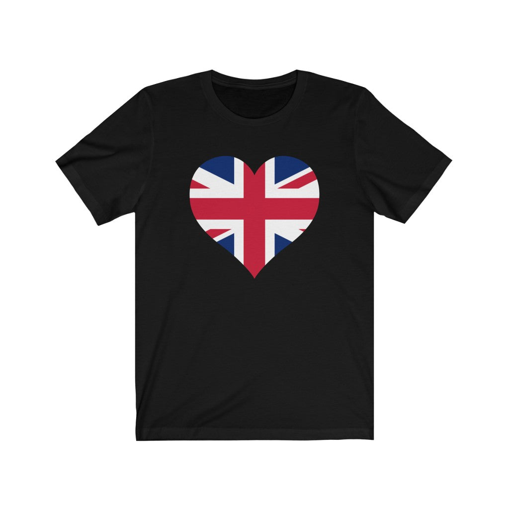 United Kingdom Heart Flag Premium Tee - Unisex