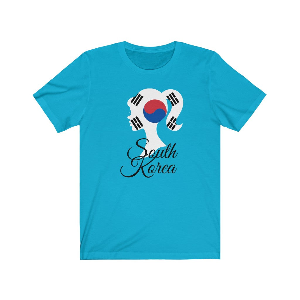 South Korea Girl Flag Premium Tee 1 - Unisex