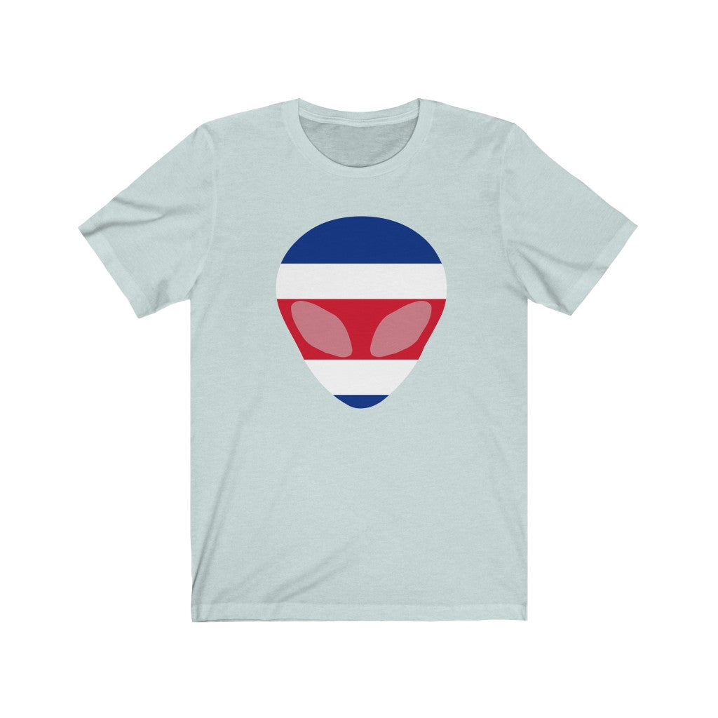 Costa Rica Alien Flag Premium Tee - Unisex