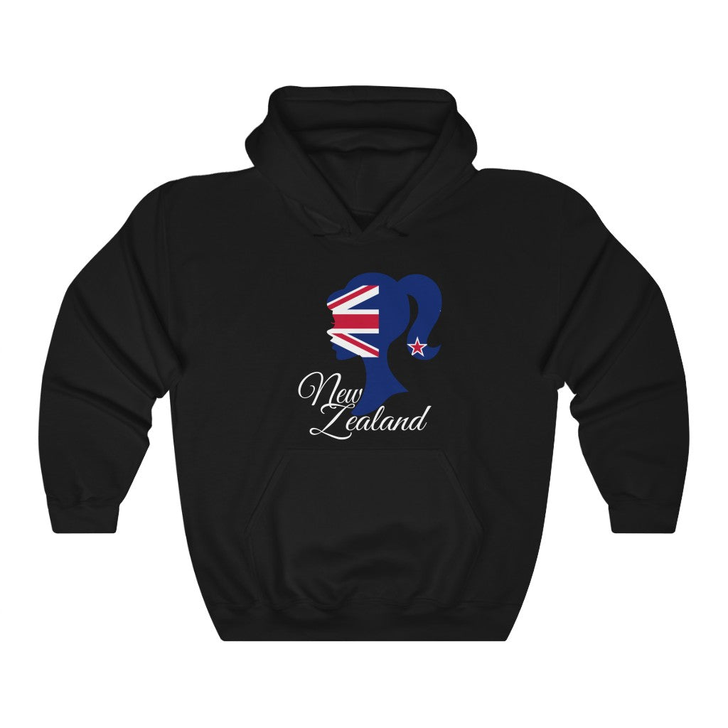 New Zealand Girl Flag Hoodie Sweatshirt 2 - Unisex