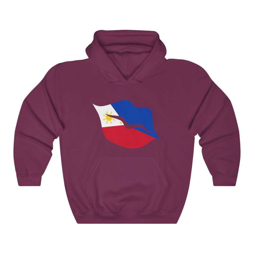 Philippines Lips Flag Hoodie Sweatshirt - Unisex